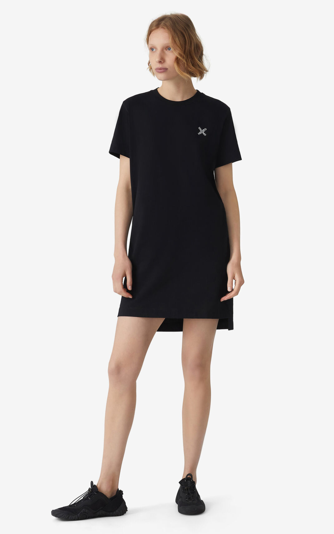 Robe Kenzo Sport Little X t shirt Femme Noir | YMWV-97132